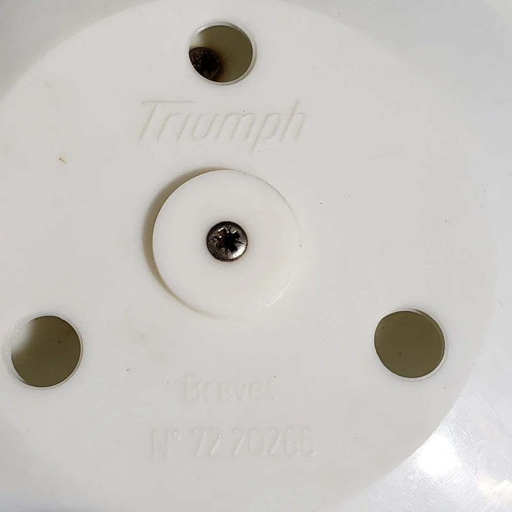 Triumph Salad Spinner Brown Vintage French Made Manual‎ Kitchen Tool 9 in Wide